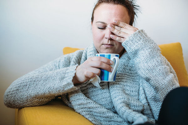 developing flu-related complications as a person with asthma