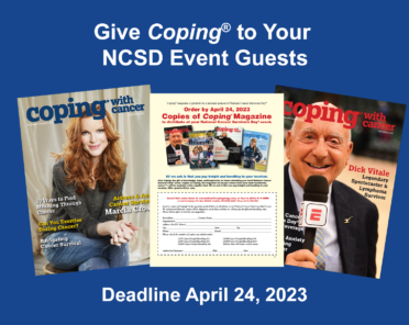Give Coping to Your NCSD Event Guests