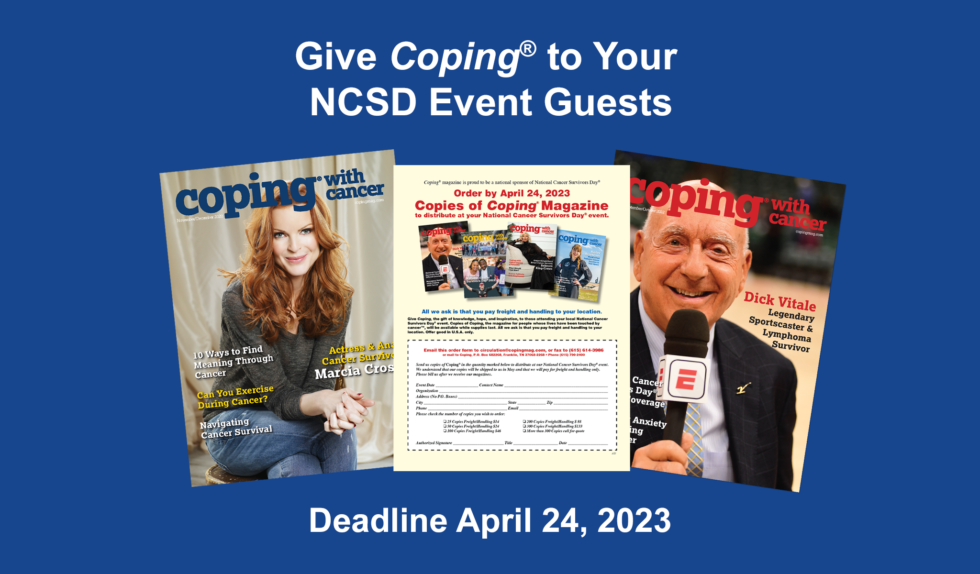 Give Coping to Your NCSD Event Guests